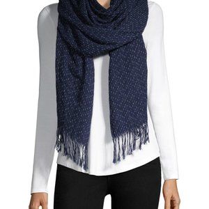 (nwt) Rag & Bone Fringed Cotton Knit Scarf